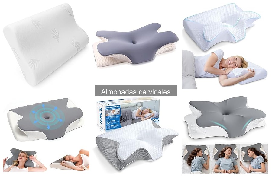 Tipos de almohadas cervicales: guía de opciones y características