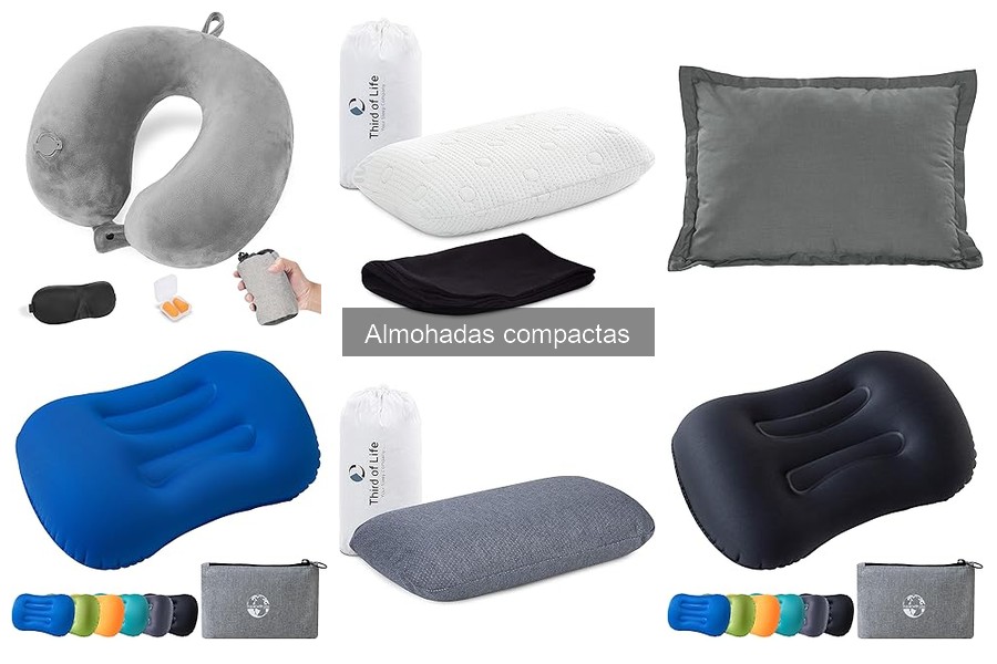 Tipos de Almohadas Compactas para Viajes y Otras Usos
