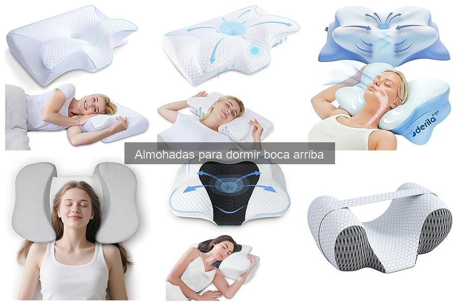 Tipos de almohadas ideales para dormir boca arriba
