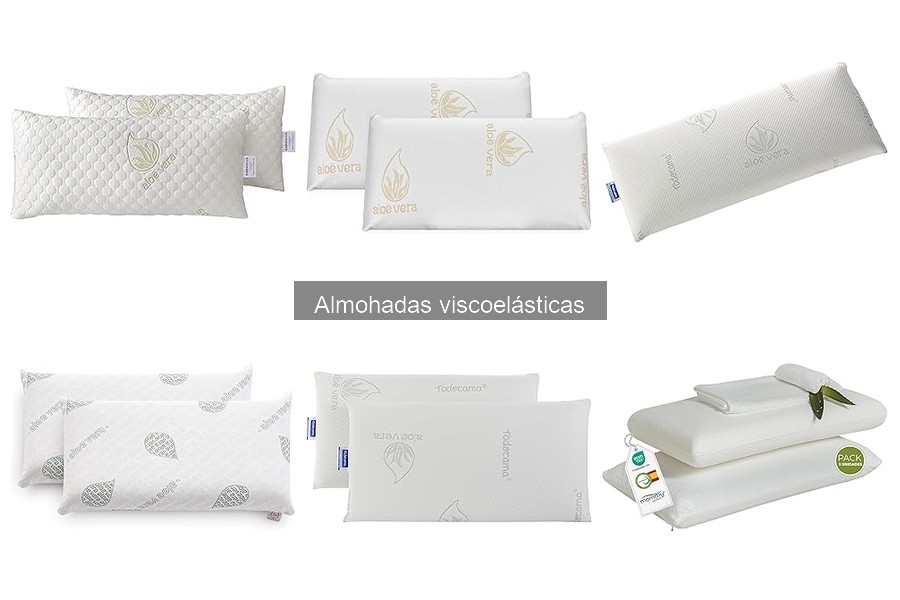 Tipos de almohadas viscoelásticas y sus mejores usos