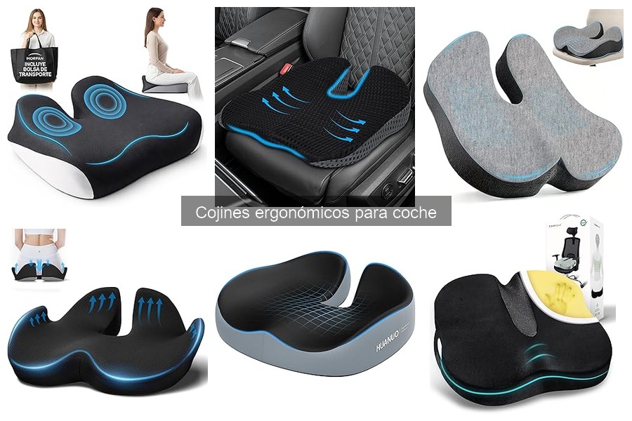 Tipos de cojines ergonómicos para coche: guía completa