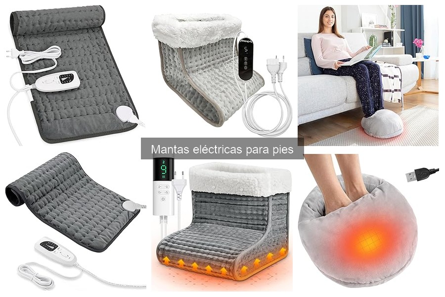 Tipos de mantas eléctricas para pies: guía completa