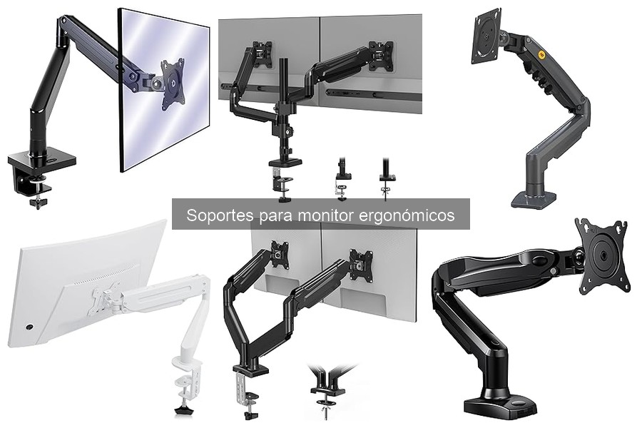 Tipos de soportes para monitor ergonómico: ventajas y desventajas