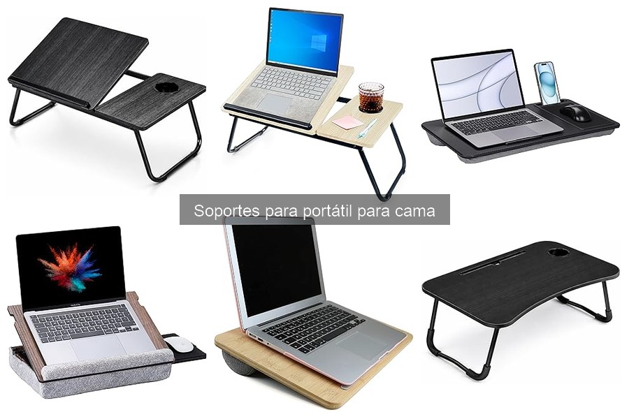 Tipos de soportes para portátil en cama: guía completa