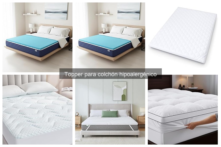 Tipos de toppers hipoalergénicos: guía completa