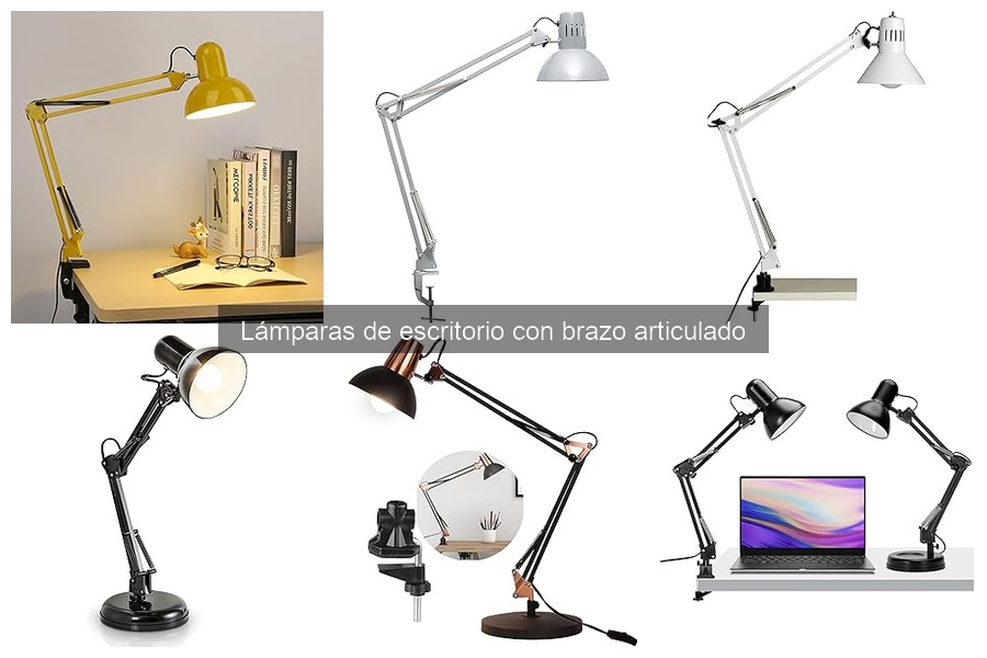 Ventajas de las lámparas de escritorio con brazo articulado