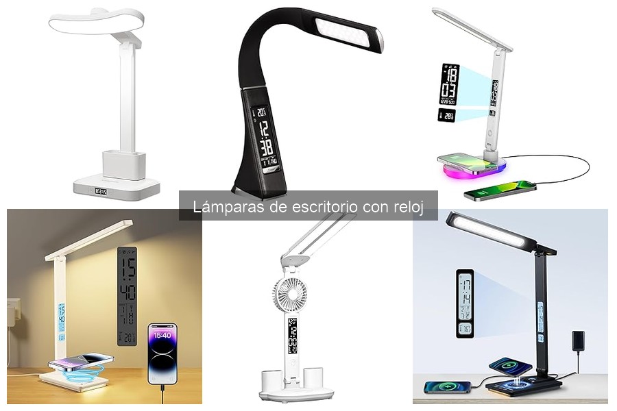 Ventajas de las lámparas de escritorio con reloj
