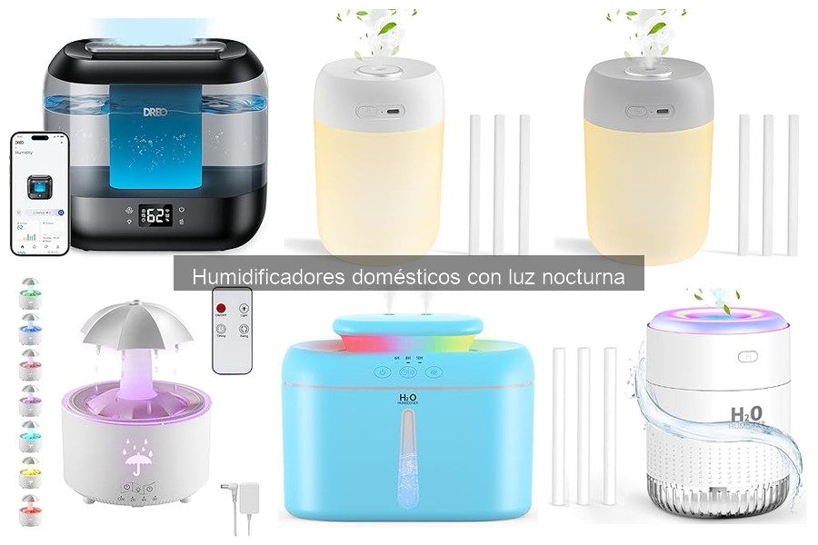 ** Ventajas de usar un humidificador con luz nocturna en casa