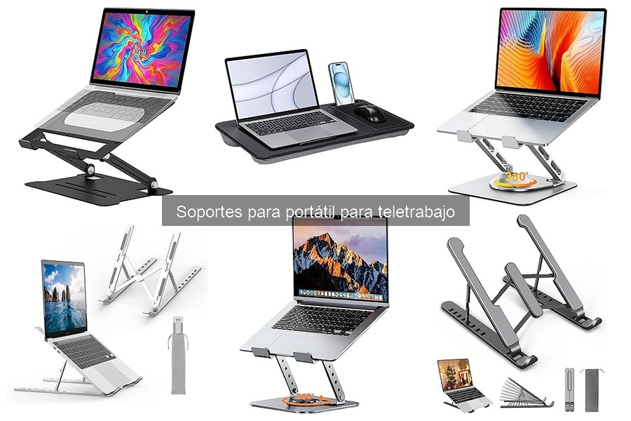 Ventajas de usar un soporte para portátil en teletrabajo