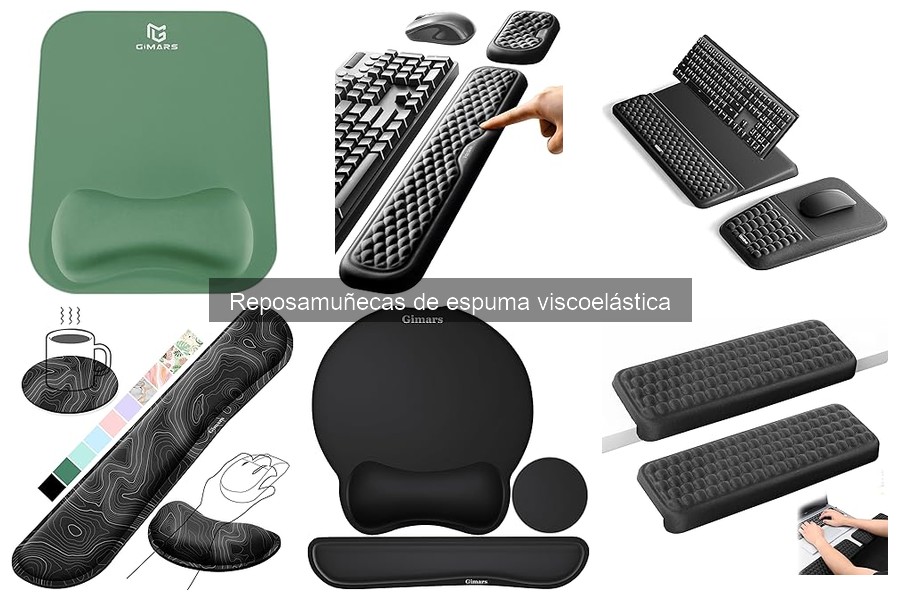 ** Ventajas del Reposamuñecas de Espuma Viscoelástica
