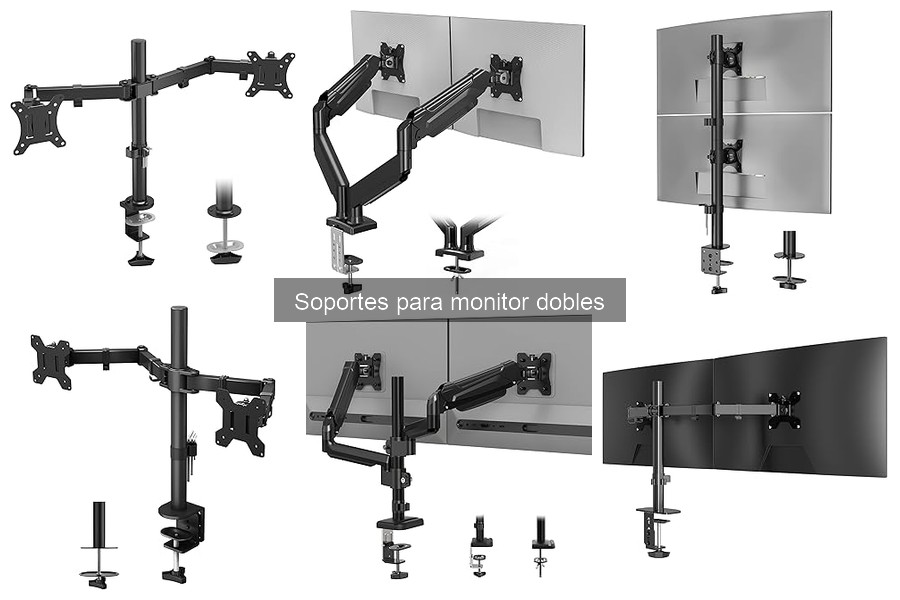 Ventajas del soporte para monitor doble en el trabajo