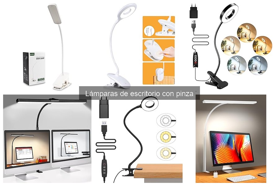 Ventajas y desventajas de las lámparas de escritorio con pinza